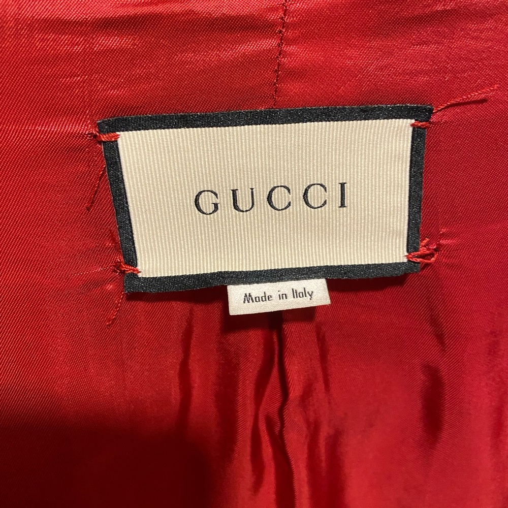 Classic Gucci leather biker jacket. - Picture 6 of 11